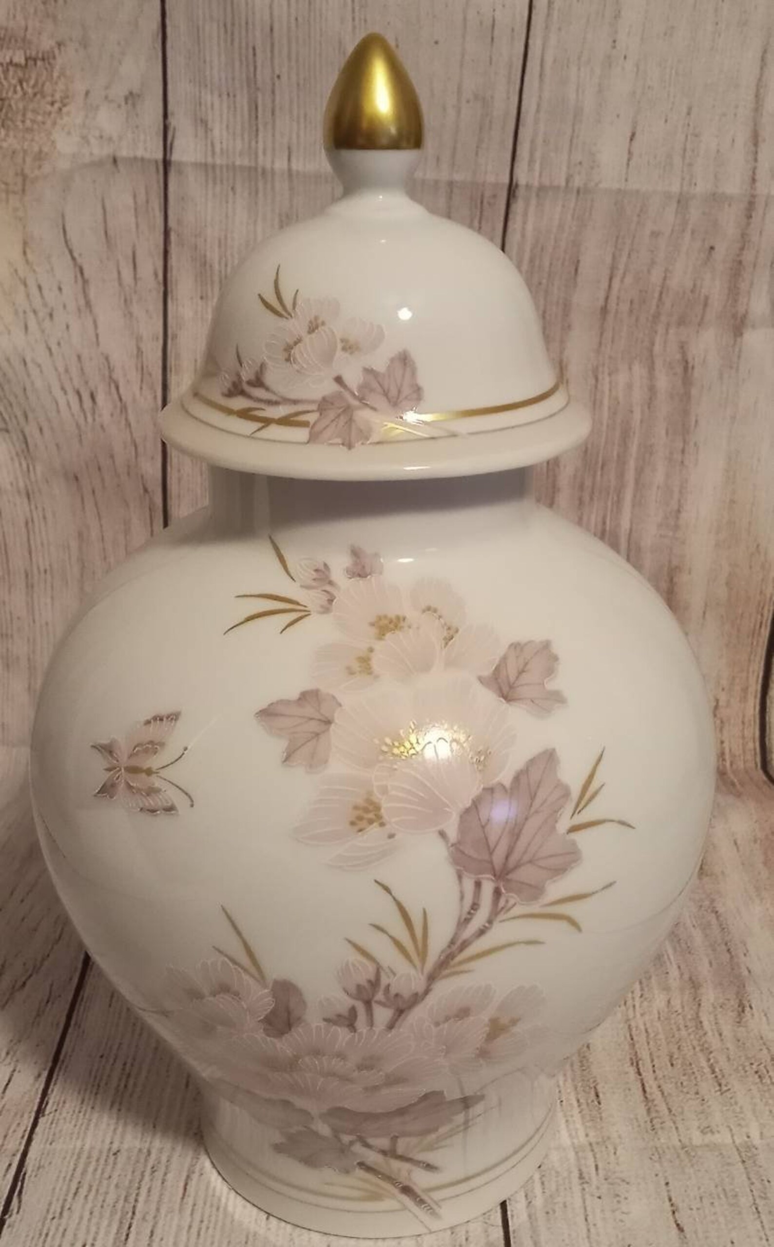 West German Kaiser Vase mit Deckel Simone signiert von Kaiser Etsy.de