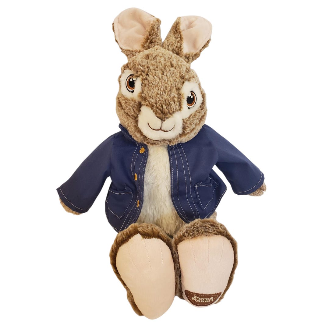 Peter Rabbit Plush Stuffed Animal Bunny by Dan Dee Easter Bunny - Etsy