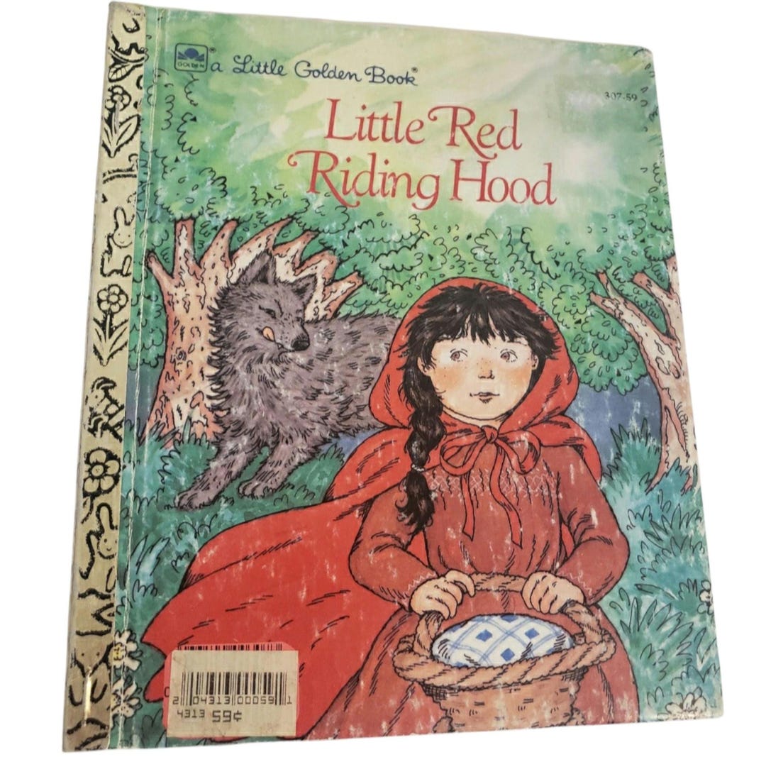 Little Red Riding Hood Little Golden Book 1985 Retold by Rebecca Heller ...