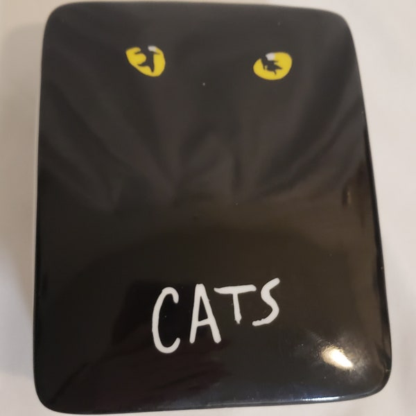 Broadway Musical Cats The Musical Music box Memories 1983 Ceramic The Really Useful Company