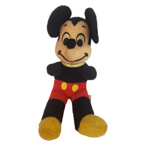 Mickey Mouse Walt Disney Characters Vintage pluche Californië knuffels jaren 60 afbeelding 1