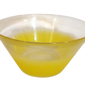 Vintage gelbe Blendo Schüssel Vintage gelbe Glasschüssel gelbe Küche Dip Ersatzschüssel