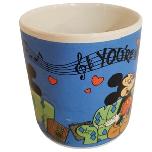 Vintage Applause Walt Disney Becher, Mickey und Minnie Mouse Teetasse Bild 2