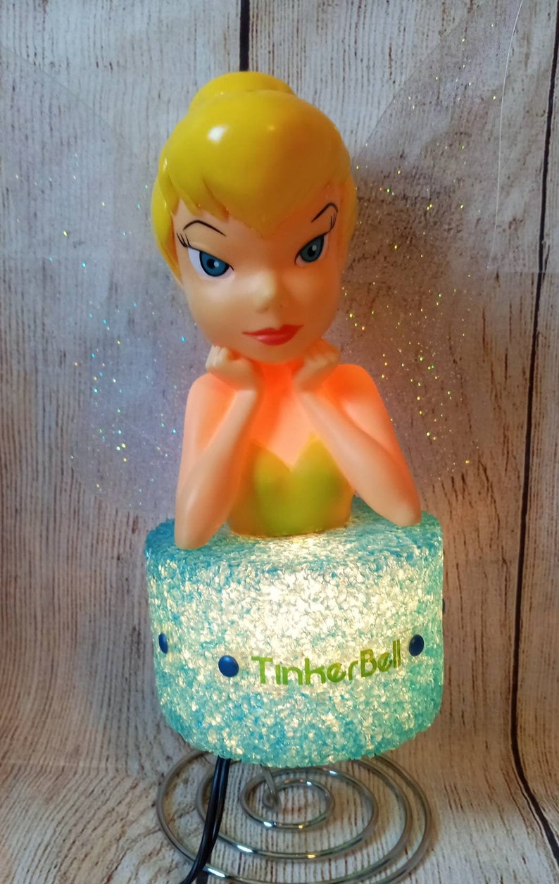 Tinkerbell Peter Pan Disney Night Light Lamp Disney Princess Etsy