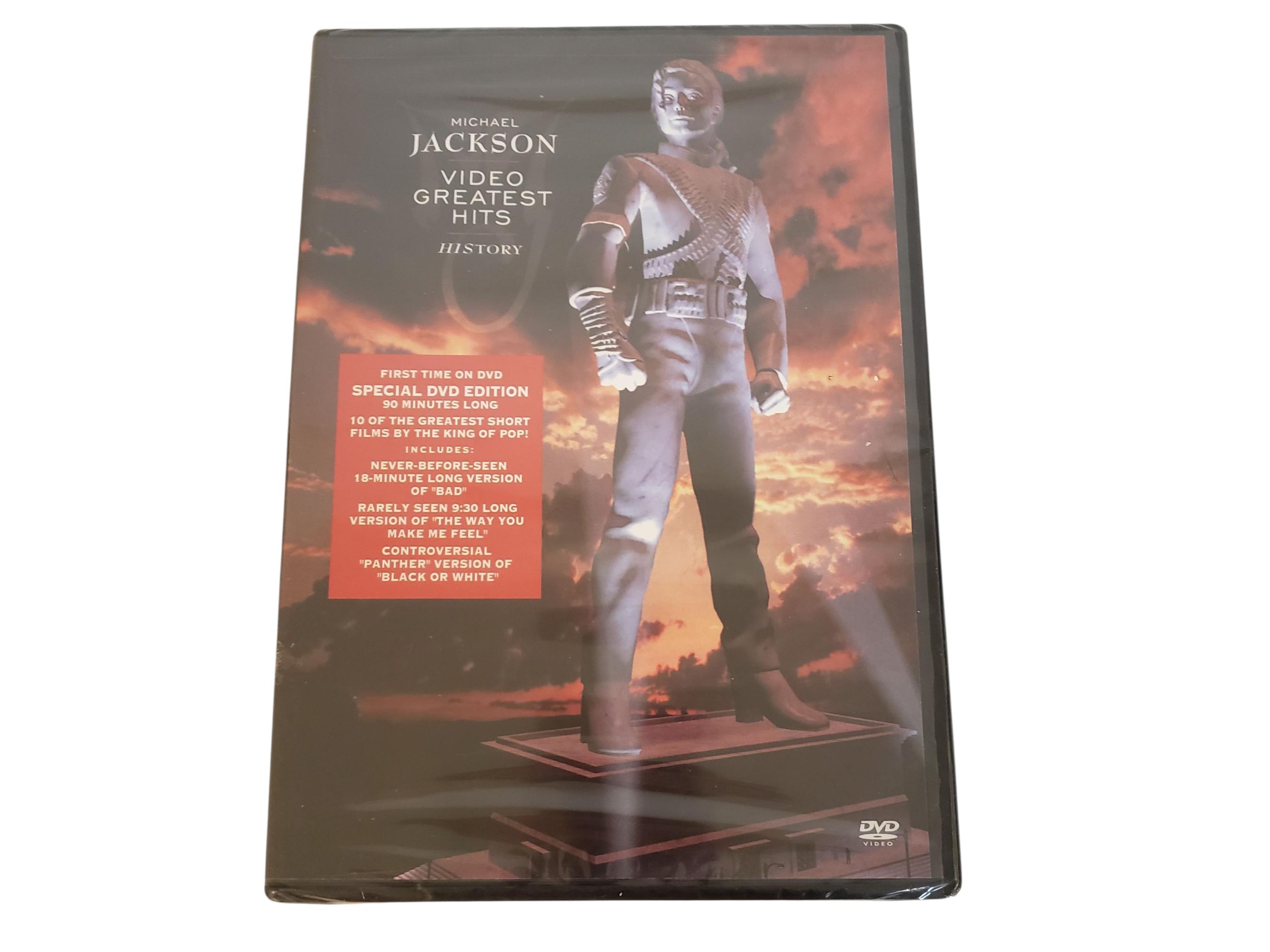 Michael Jackson Video Greatest Hits History New Sealed 2001 DVD