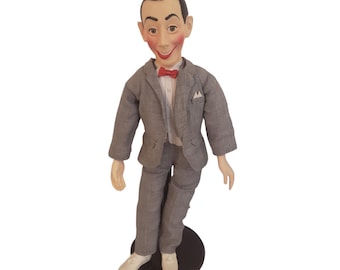Pee Wee Herman 1987 Matchbox-pop met trekkoord (spreekt niet, werkt niet)