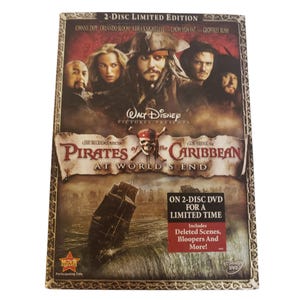 Walt Disney&#39;s Pirates of the Caribbean At World&#39;s End 2 disc Limited Edition  DVD Movie New Sealed