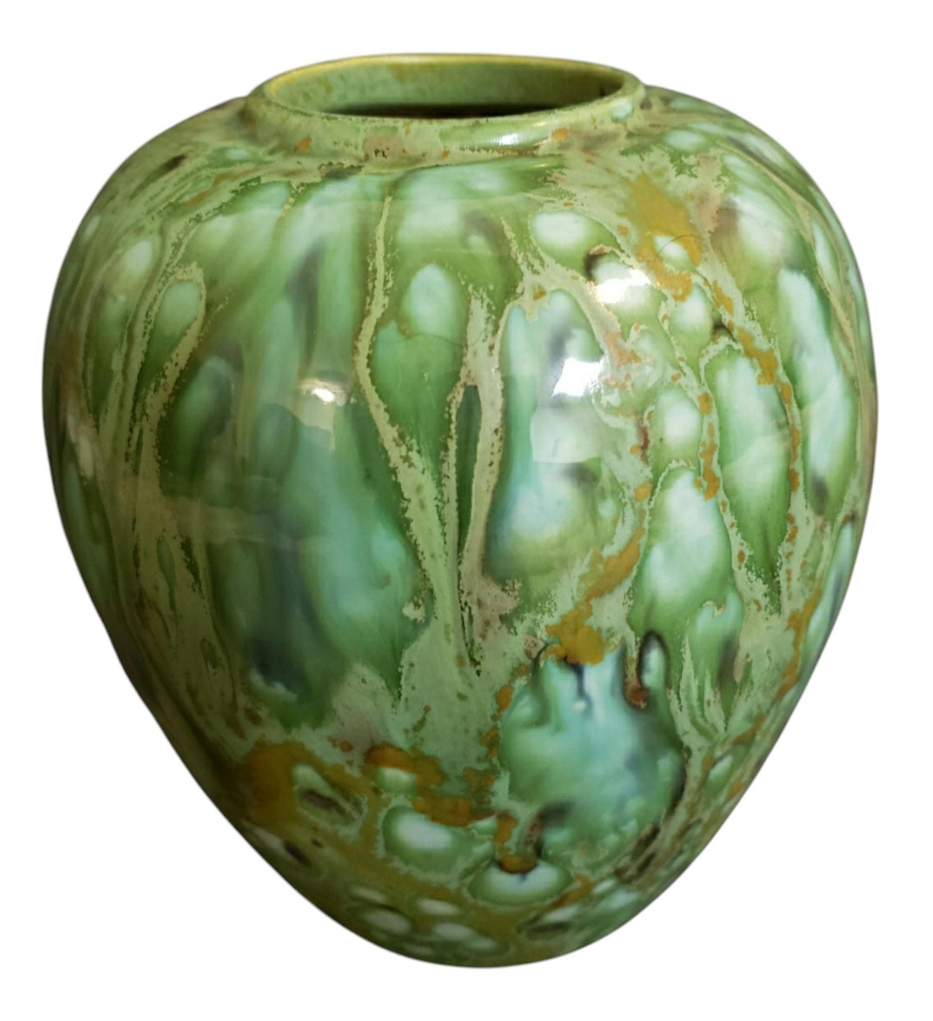 5.5インチの小さな緑色の陶器の花瓶 - Etsy 日本