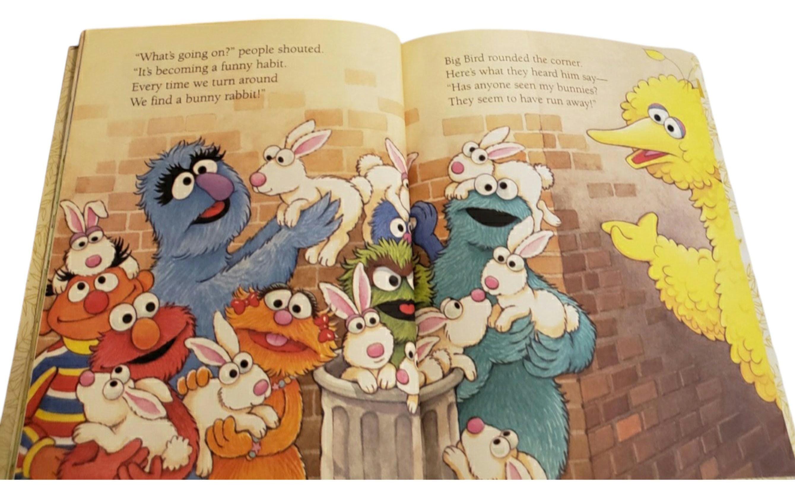 Sesame Street the Bunny Hop Elmo Little Golden Book 1997 - Etsy