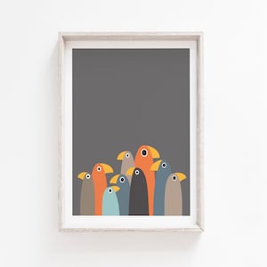 Printable Wall Art, Bird Wall Art, Printable Art, Bird Print, Minimalist Print, Digital Print, Instant Download, Minimalist Wall Art, Birds