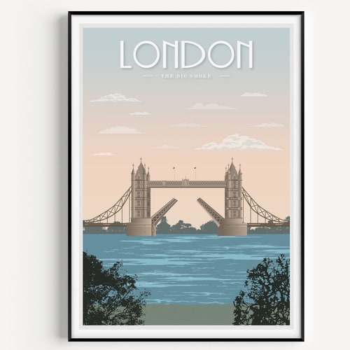 Printable Wall Art Printable London Print London Poster Etsy
