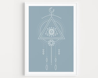 Printable Wall Art, Printable, Boho Printable, Wall Art, Wall Art Prints, Tribal Mandala, Prints, Minimalist Print, Instant Download, Prints