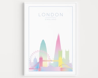 London Poster, London Printable, London Print, Printable, Travel Printable, London Art Print, Art Print, London Wall Art, Londres, Cadeau