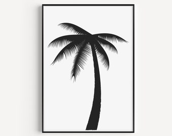 Printable Art, Wall Art Prints, Palm Tree Print, Wall Art, Printables, Minimalist Print, Digital Print, Modern Art, Scandinavian Prints, Art