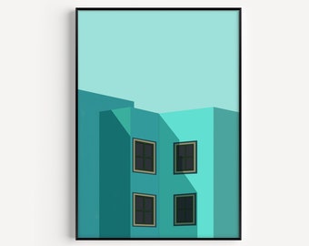 Printable Wall Art, Architecture Poster, House Print, Printable Art, Instant Download, Printable, Architecture, Wall Art Print, Modern Print