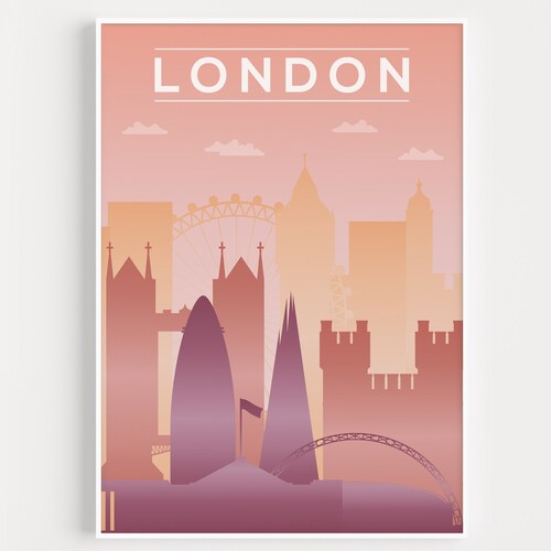 Printable Wall Art Printable London Print London Poster Etsy