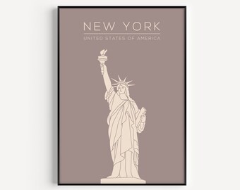 Printable Wall Art, New York Poster, New York Printable, New York Print, New York Art, Instant Download, Prints, Travel Print, Travel Poster