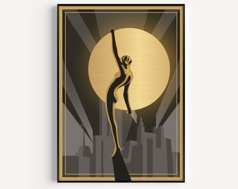 wall deco prints Vintage glamour and seduction prints *UNFRAMED*