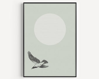 Vogel Druck, Vogel Wandkunst, Vogel druckbare, druckbare Wandkunst, bedruckbar, Wand Kunst Druck, Wand Kunst, minimalistischer Druck, skandinavischer Druck