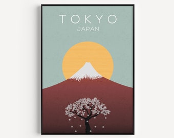 Tokyo Print, Tokyo Poster, Art Print, Printable Wall Art, Printable, Tokyo Wall Art, Tokyo Printable, Tokyo Art Print, Tokyo, Travel Poster