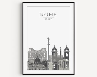 Rome Print, Italy Print, Rome, Travel Poster, Italy Art, Printable Art, Rome Poster, Instant Download, Rome Printable, Italy, Travel Print