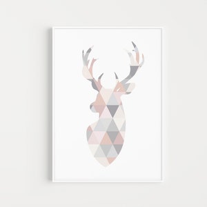Stag Print, Stag Art Print, Stag Printable, Stag Art, Stag Wall Art, Wall Art, Digital Download, Stag, Art Print, Printable, Wall Art Prints