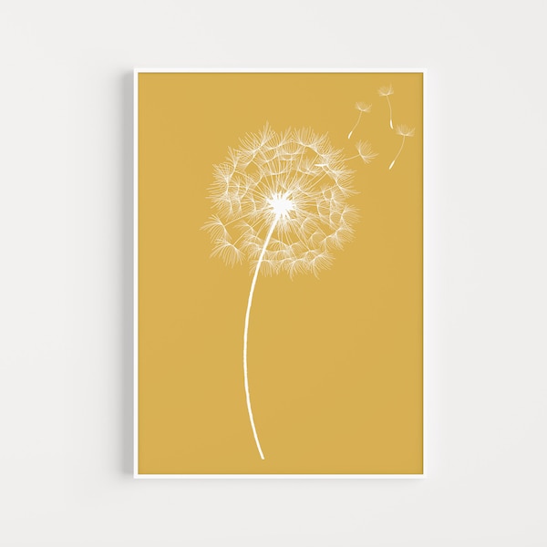 Dandelion Wall Art Etsy dandelion-wall-art-etsy