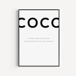 Printable Quote, Quote Prints, Fashion Printable, Fashion, Quote, Wall Art Print, Digital Print, Minimalist, Scandinavian, Instant Download