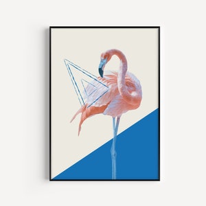 Flamingo, Printable Art, Flamingo Print, Wall Art, Flamingo Wall Art, Wall Art Prints, Art, Printables, Minimalist Print, Scandinavian Print