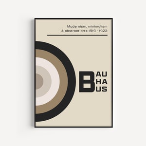 Bauhaus Print, Neutral Print, Abstract, Bauhaus Printable, Bauhaus Wall Art, Abstract Wall Art, Printable, Bauhaus Poster, Instant Download