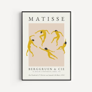 Boho Printable, Ochre Print, Wall Art Print, Matisse Wall Art, Prints, Henri Matisse Print, Dancing Print, Instant Download, Matisse Print