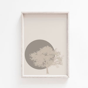 Tree Print, Wall Art Print, Neutral Print, Beige Print, Tree Wall Art, Beige Wall Art, Printable Wall Art, Wall Art, Minimalist Print