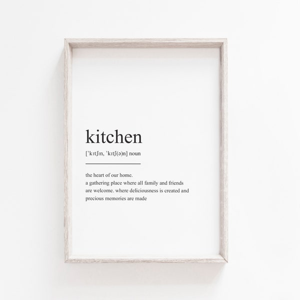 Kitchen Definition Etsy