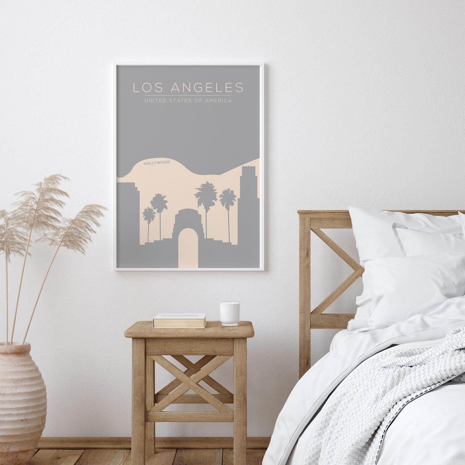 Printable Wall Art Wall Art Los Angeles Print Los Angeles Etsy