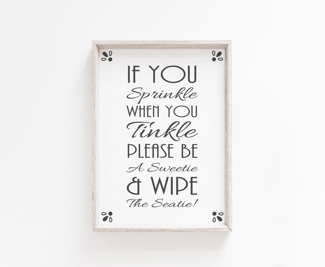 Printable Wall Art Printable Quote Bathroom Wall Art - Etsy