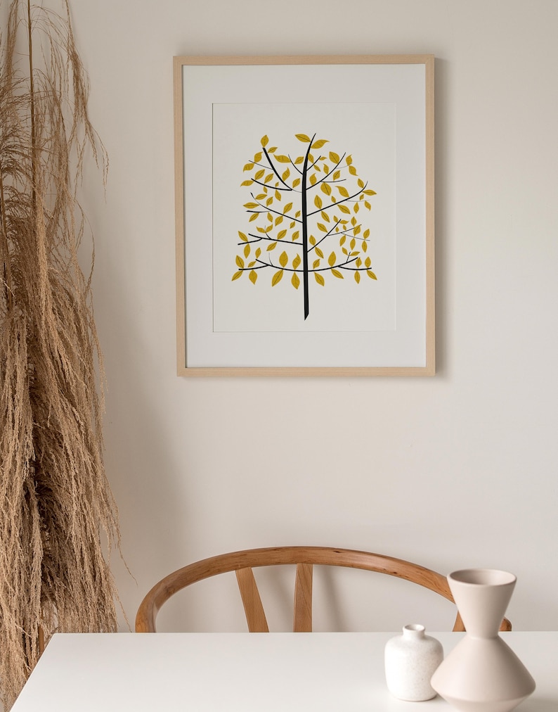 Printable Wall Art Tree Print Printable Art Tree | Etsy