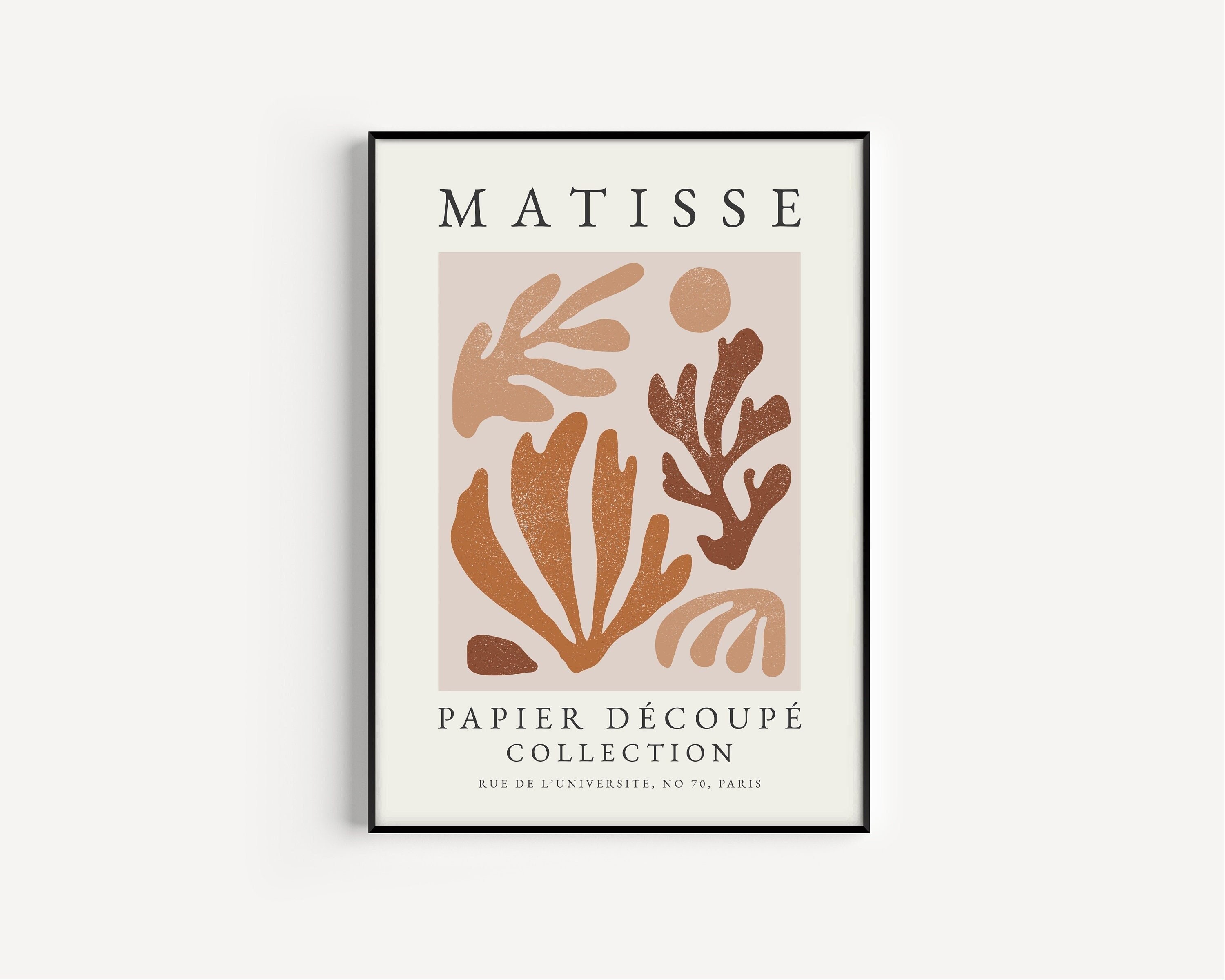 Matisse Print, Neutral Print, Boho Wall Art, Henri Matisse, Boho Printable, Henri Matisse Print, Printable, Neutral Matisse Print, Abstract
