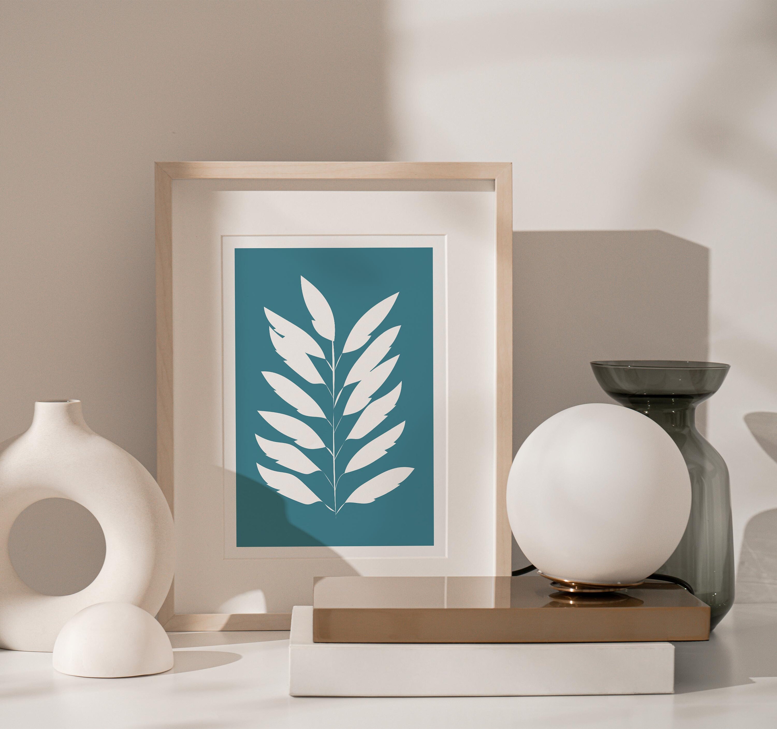 Printable Art Blue Wall Art Printables Wall Art Print | Etsy