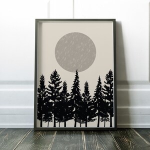 Tree Print Tree Wall Art Tree Printable Printable Wall Art - Etsy