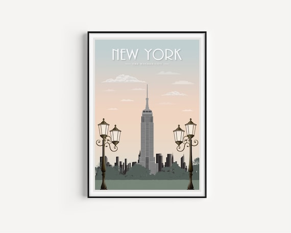 New York Print, New York Poster, New York, Printable, Printable Wall Art, Art Print, Wall Art, Prints, New York Printable, New York Wall Art