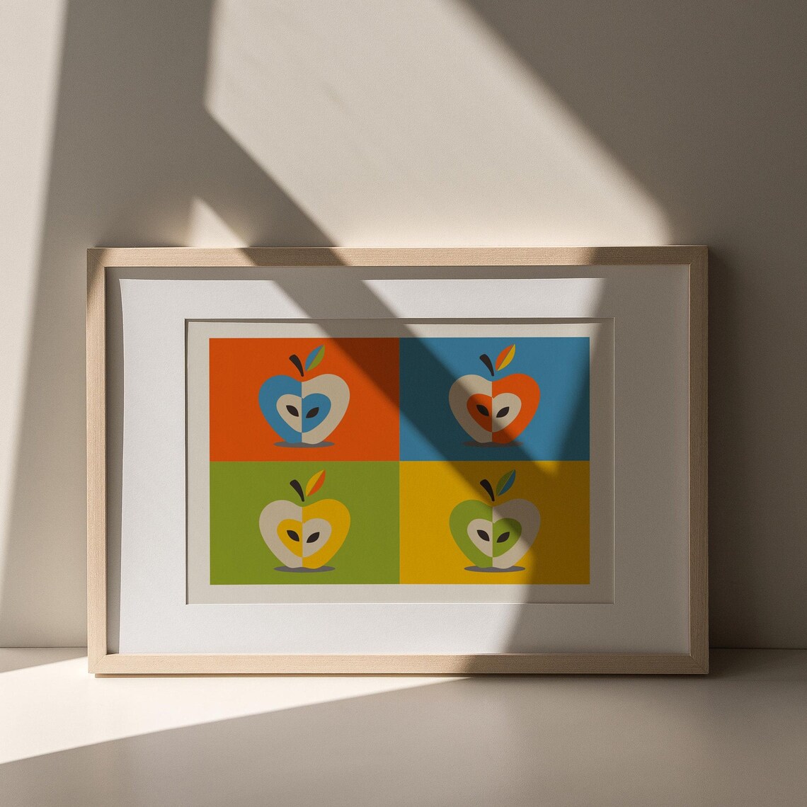 Wall Art Printable Art Apple Wall Art Fruit Printable Etsy