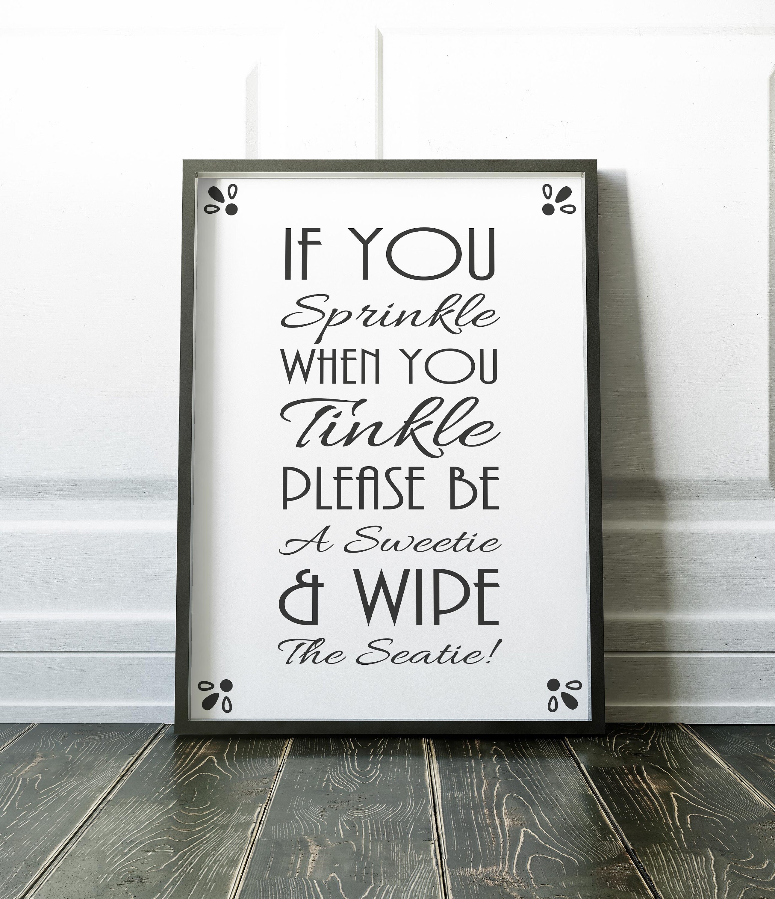 Printable Wall Art Printable Quote Bathroom Wall Art | Etsy