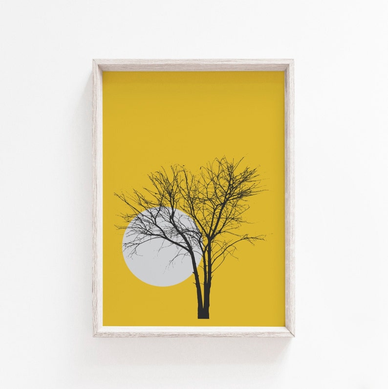 Printable Wall Art Print Tree Wall Art Tree Print | Etsy