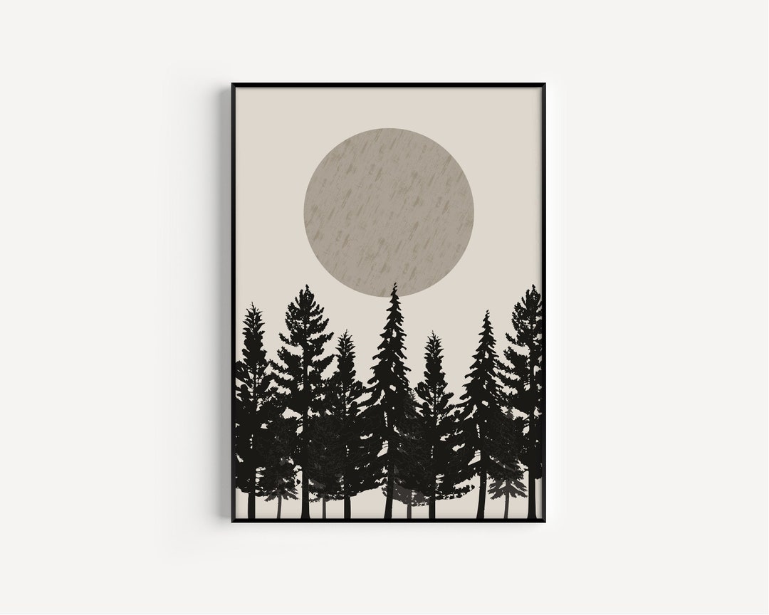 Tree Print, Tree Wall Art, Tree Printable, Printable Wall Art ...