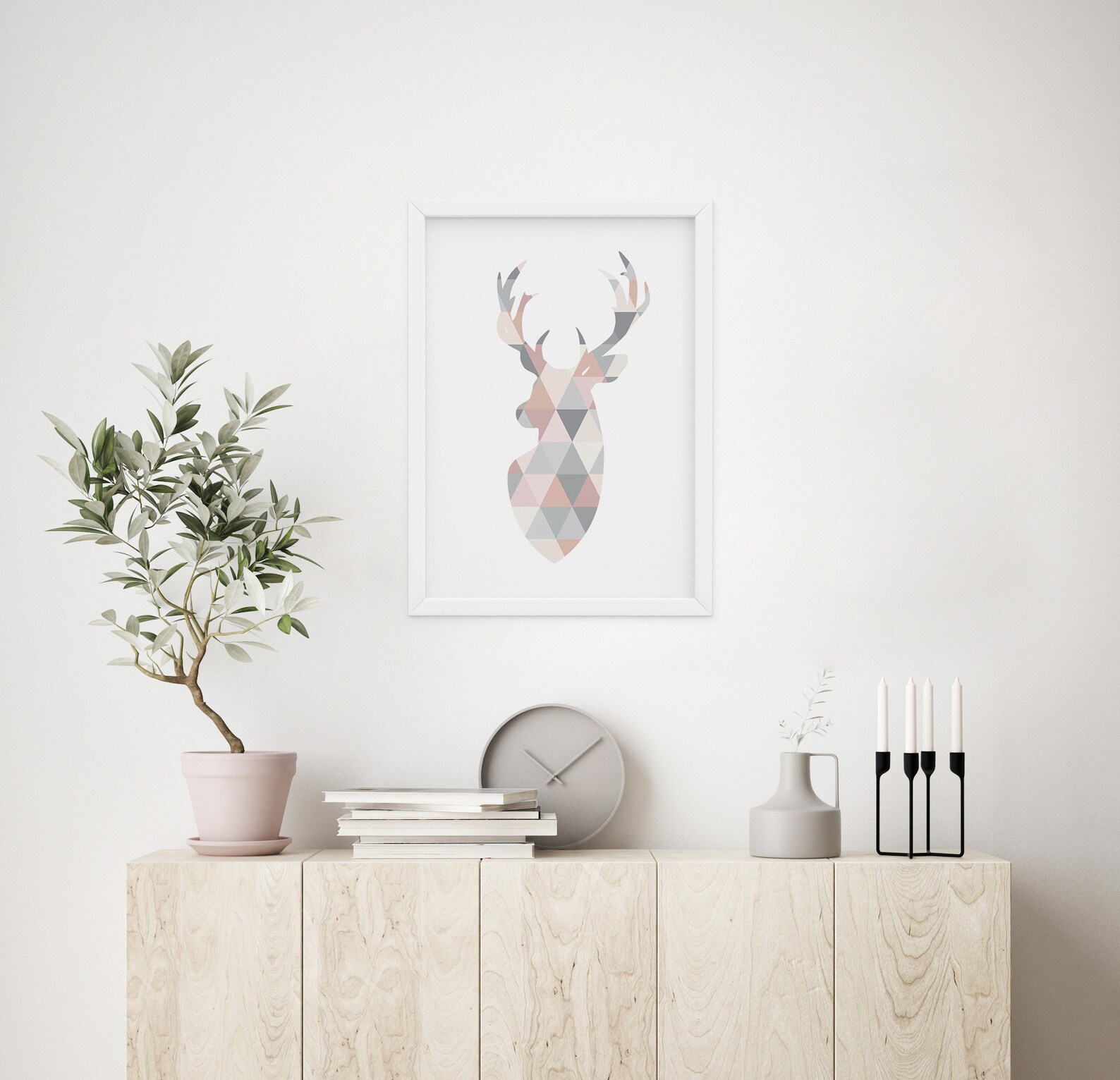 Stag Print Stag Art Print Stag Printable Stag Art Stag Etsy UK