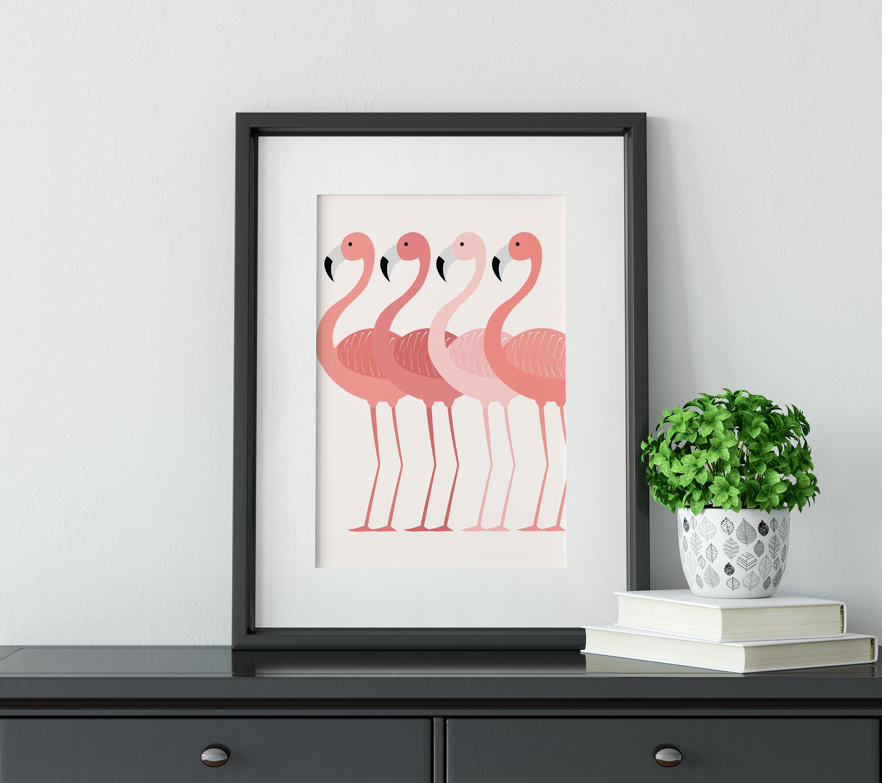 Discover Flamingo Print, Flamingo Art Print, Flamingo Printable, Flamingo, Pink, Wall Art, Art Print