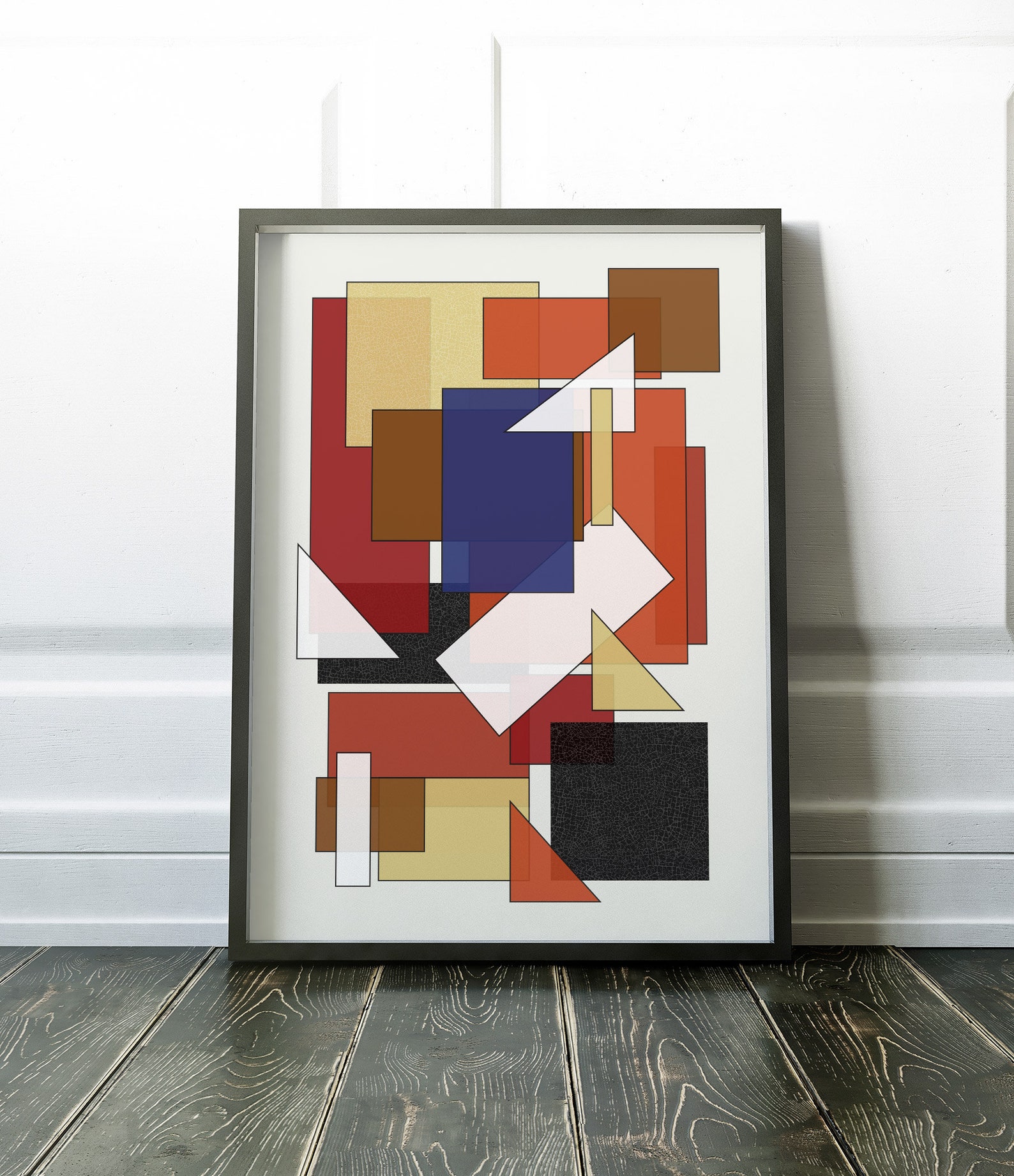 Mid Century Printable Art Retro Wall Art Abstract Print | Etsy