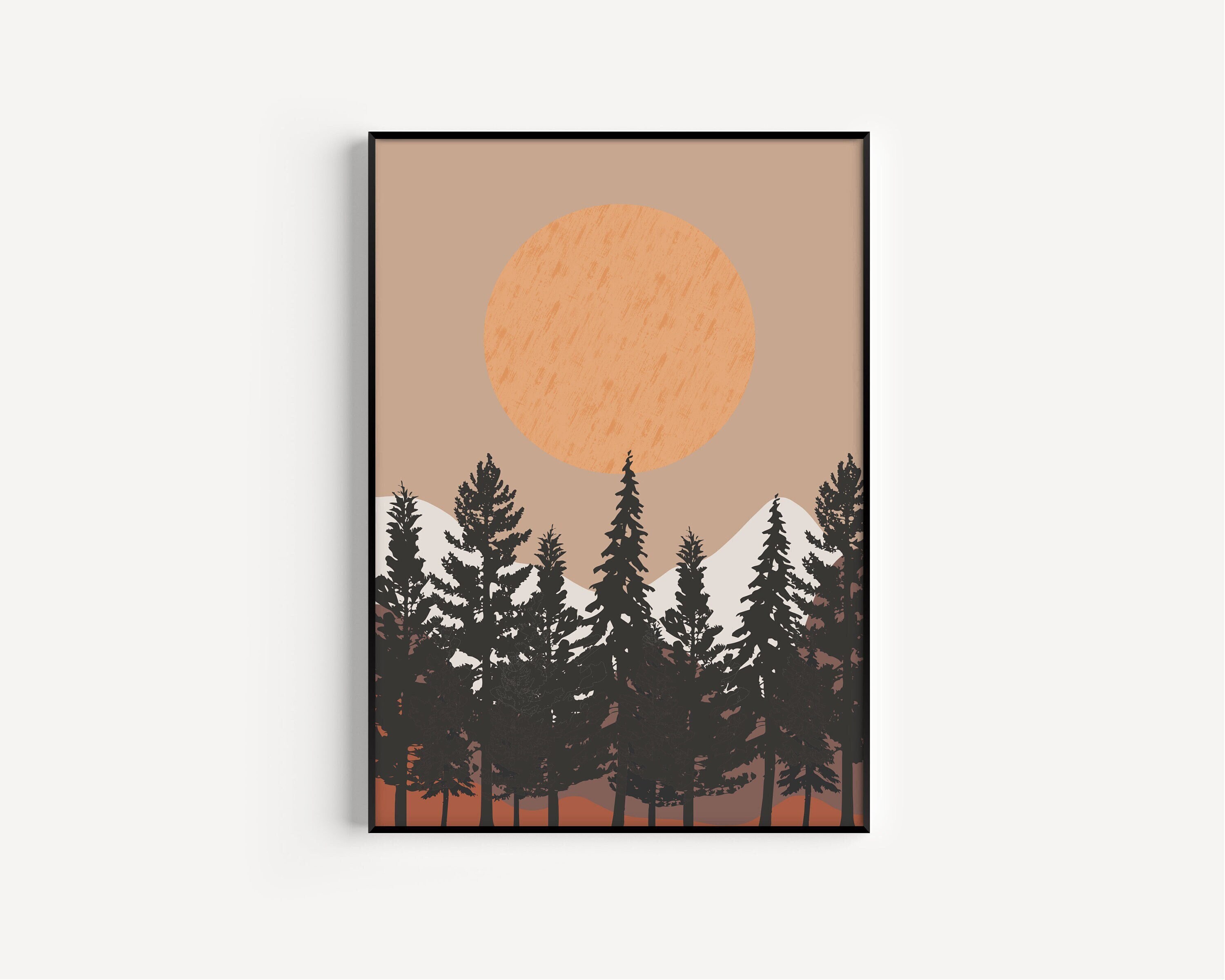 Tree Print, Tree Wall Art, Tree Printable, Printable Wall Art ...