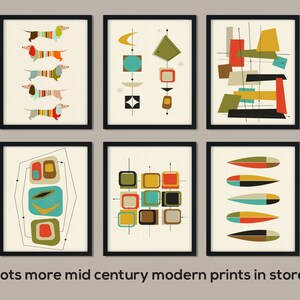 Mid Century Modern, Printable Wall Art, Mid Century Print, Printable ...