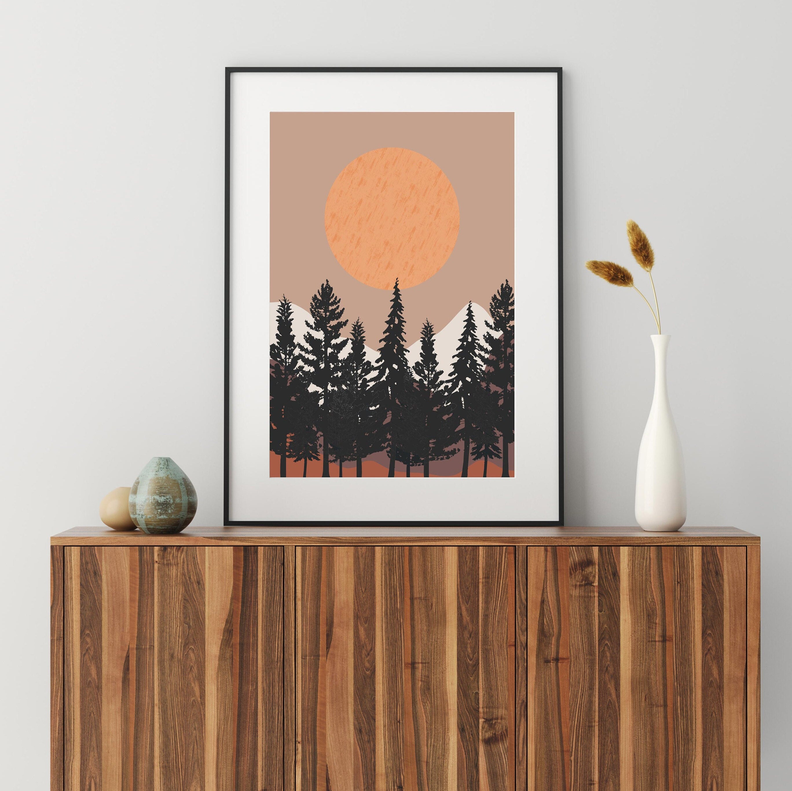 Tree Print, Tree Wall Art, Tree Printable, Printable Wall Art ...